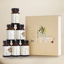 행꾸 천연벌꿀 선물세트 토종 꿀 답례품, 1세트, 야생화꿀6입