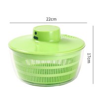 가정용 식품 건조기 고추 음식 5l usb 전기 야채샐러드 회 전자 과일탈수기배수 바구니 주방 도구에 대한 다기능 빠른 흔들어, 연한 초록색