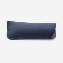 부드러운 가죽 안경 케이스 PU 가죽 선글라스 파우치, small blue