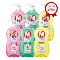 헨켈 헨켈 프릴 베이킹소다 주방세제 750ml 6개, 그린허브