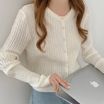 [바보사랑] 겟잇미 이디 슬림 소프트 데일리 라운드 가디건 [겟잇미]