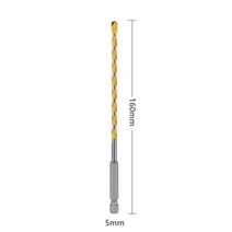 공구 석조 콘크리트 석재용 텅스텐 카바이 릴 비트 160mm 육각 생크 전동 워크샵 장비 5mm 6mm 8mm 10mm 12mm 1pc