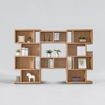 리에 멀티 확장형 책장 세트 4단 (착불), 색상:아카시아화이트