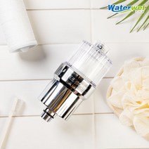 워터웰 샤워기필터 샤워기헤드 해바라기샤워기 욕실수전 PF-300N, 단품