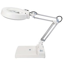 피부 관리실 확대경 시험실 스탠드 고배율, 8배 흰색 유리