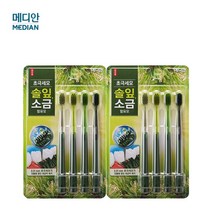 메디안 [무료배송]메디안 송천염 초극세모 칫솔(4입), 2세트