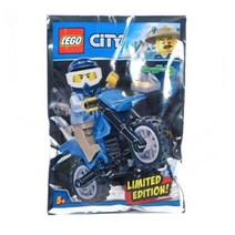 레고 951808 시티 호일팩 Policeman and Motorcycle foil pack #1
