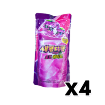 쟈뎅 새콤달콤 포도에이드 아이스파우치음료 340ml, 4개
