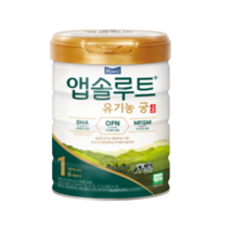 매일유업 앱솔루트 유기농 궁 1단계 800g 3캔
