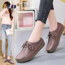CITIKU빅 사이즈 여성 로퍼 로퍼 플랫 패션 워킹화 2.0cm 엄마화 컴포트 플랫 스트랩 단화 225-255mm