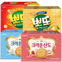 [냠냠상회] 대용량 뽀또 레몬+뽀또 치즈타르트+산도 딸기+산도 크림