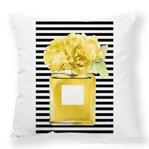 코스트코 쿠션 꽈배기 범퍼 침대 틈새 막이 쇼파브랜드 새로운 향수 병 시리즈 꽃 83, 45x45cm 베개 커버, mr085-21