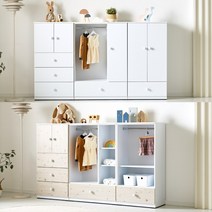 모드니가구 (국산완제품) 베이비장 아동옷장 유아옷장 서랍장 아동가구 쥬니어옷장 아기옷장 아동수납장 아기옷수납장 수납장 학생옷장 학생서랍장 어린이옷장 어린이서랍장, 화이트, 03번.기본형800오픈장