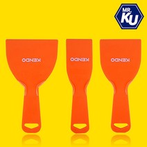 플라스틱 헤라 3종세트 PVC스크래퍼, 1세트