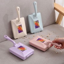 스터디카페 책상청소 먼지받이 브러시 청소기 애견털제거 간편한사용, E더블휠핸드청소기 랜덤