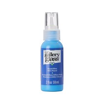 Plaid 갤러리 스테인 글라스 펜 2oz 색상선택 글라스 데코 스테인글라스 물감, 19 Royal Blue