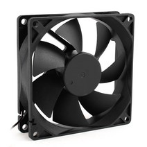 Cooler PC 케이스 CPU 쿨러 92mm x 24V 2 핀 슬리브 베어링 냉각 팬, 한개옵션0