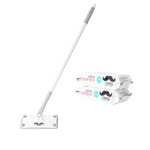 샤바스 스칸디나 밀대 청소기 + 물걸레 청소포 30매 x 2p, 2세트