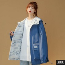 가바바 여성 빅사이즈 바람막이 시크도도ST의 아우터 5XL 까지 G70566