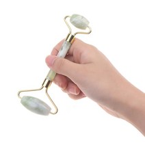 천연 옥 얼굴 마사지 세트 쿨링 아이 마스크 테라피 스킨 케어 과샤 스크레이퍼 페이스 롤러 뷰티 리프트, 02 face roller