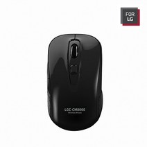 포엘지 5버튼 무선 마우스 LGC-CM8000, 블랙