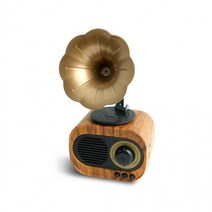 JH굿즈 엔틱 블루투스 스피커 FM라디오 (USB메모리 TF CARD지원) 레트로 복고풍 정겨운 옛감성 청학동 인테리어