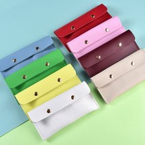 [레더키트]가죽공예DIY키트 투버튼 휴대폰수납 장지갑만들기 10세트 랜덤무늬 랜덤색-취미 방과후 복지센터 수업재료