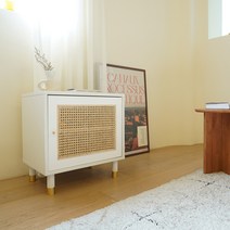 모아이 클레르 사이드보드 거실장 TV장식장 수납장 협탁, 협탁 550, 화이트