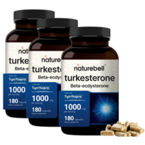 네이처벨 투르케스테론 엑디스테론 1000mg 180캡슐 3통 시클로덱스트린, 3개, 180정