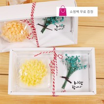 미세스라라 국화꽃비누(1ea)+플라워카드(소) 선물세트, 2)프리저브드(민트) 선물세트, 1세트