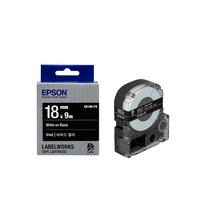 엡손 라벨테이프 라벨카트리지, 1개, 18mm(검정바탕/백색) SD18K-PX