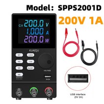 2023산업용 Ni 전원 전문가 작업자용그래밍 가능 DC 직류 실험실 전원 장치 30V 10A 120V 3A 전압 조정기, 11 SPPS2001D BlAC 교류k_02 110V