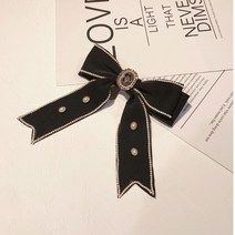 고급 로맨틱 반묶음 큰 왕 리본 헤어핀 어 우아한 벨벳 활 머리핀 패브릭 헤어 클립