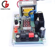 전압조절기조정 가능 AC-DC 전압 220V 110V ~ 12V 스텝 다운 전원 공급 장치 변압기 변환기 DIY 키트, 02 220V-12V EU