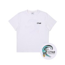 [국내 매장판] 오닐 ONEILL 여름 헬스 캠핑 서핑 서퍼 티셔츠_산타크루즈 오가닉 서핑 반팔 티셔츠_화이트