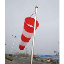 풍향계 80/100/150cm Windsock Weathervane Scratchproof Windproof 형광 반사 windsock 날씨 가방 바람 베인 직접, [04] 1.5m, [02] red white