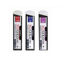 동아 XQ GOLD 1000 샤프심 12ea 0.5mm 2B B HB, 1개입