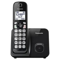 파나소닉 무선 전화 KX-TGD610B (블랙), 1 Handset_Phone