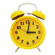 자녀방 인테리어 소품 자명종 컬러풀 알람 시계, 색상랜덤, 상세페이지 참조