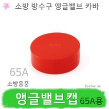 카바 앵글밸브캡 65A 소방 스프링클러 배관 방수구