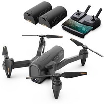 MEVIC 슈팅드론 GPS WIFI 듀얼 카메라 프로펠러, MEVIC Pro GPS 6K+2개 배터리, black