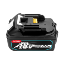 충전식 리튬 이온 호환 배터리 대용량 충전식 리튬 이온 배터리 M미니ta BL1840 LXT400 용 18V 6000mAh, 03 MT18V8A X1_01 18 볼트