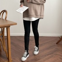 스위트플러스 임부복 겨울 임산부 베이스 프림 스판 스키니 팬츠