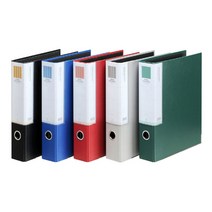[홈앤스쿨] 문화산업 B849-7 이코노웹 합지 3공 D링 바인더 5cm, 녹색