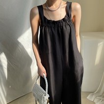 쿨링 마실룩 데일리 플리츠 멜빵 톰점프수트 만삭 끈 바캉스 나시 플리츠 뷔스티에