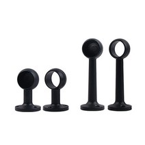 파이프브라켓.25파이.단구.흑색.100mm, 기본