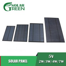 5V 2W 출력 USB 태양 전지 야외 조절기 패널 배터리 여성 포트, 01 5v_03 4W