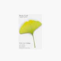 스티키리프 은행 Green S 점착식메모지 점착메모지 꽃메모지 감, 단품