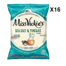 미스 비키스 씨 솔트 비니거 포테이토 칩 38.9g 16팩 Miss Vickies Sea Salt Vinegar Potato Chips