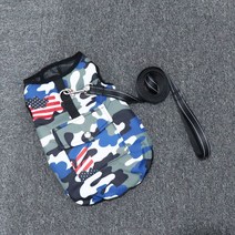 강아지 김장조끼 할머니 꽃무늬 패딩 수면 시골 조끼 아메리칸불리옷 대형견 프렌치불독옷 2개월강아지옷 명품옷 후리스 중형견, H